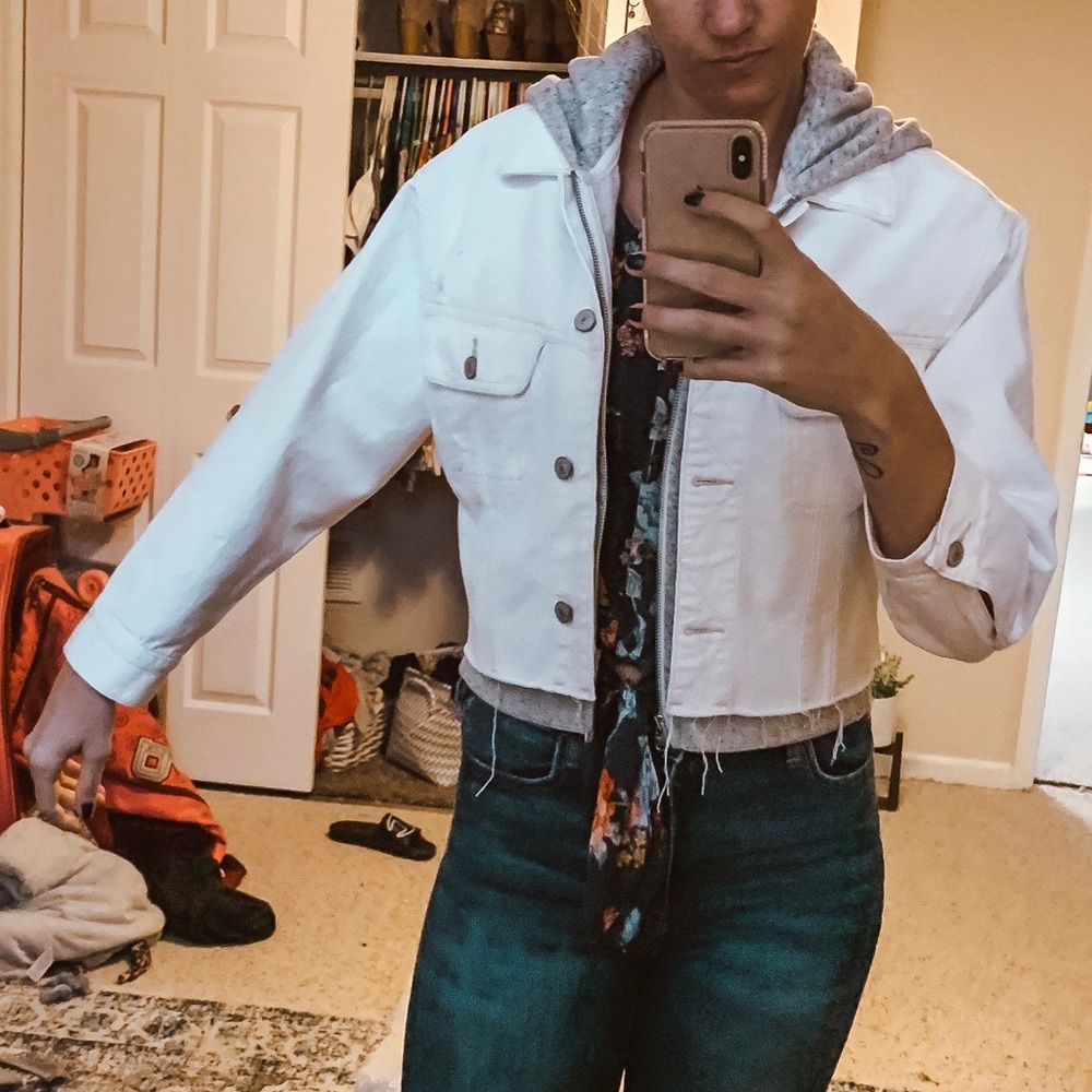 Abercrombie Cropped Denim Jacket